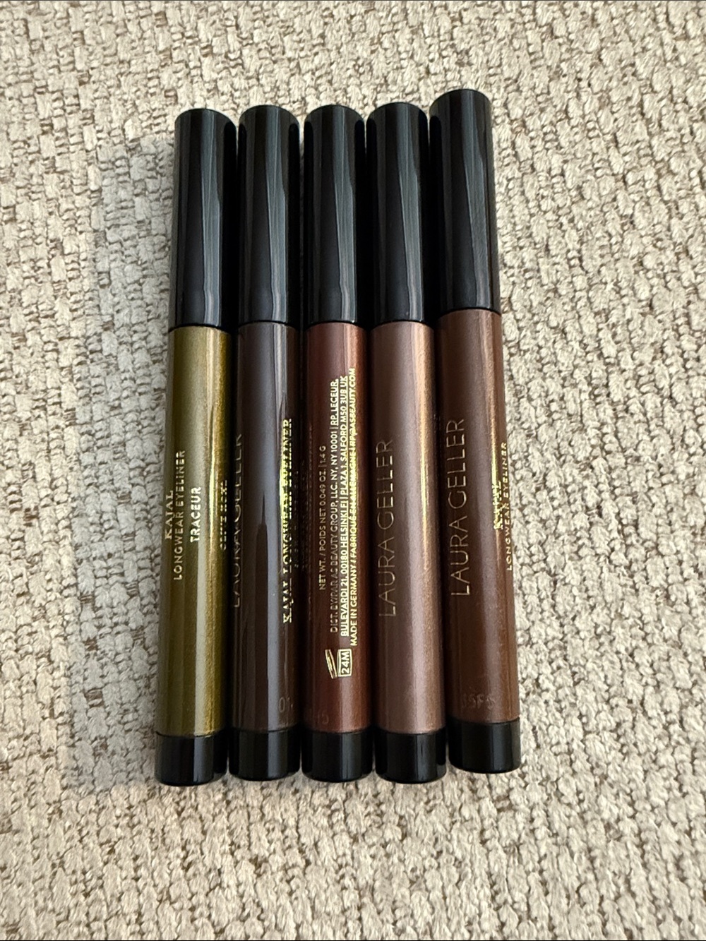 5 Piece Laura Geller Kajal Eyeliner/Eyeshadow Set